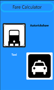 Auto Taxi Fare calc screenshot 1