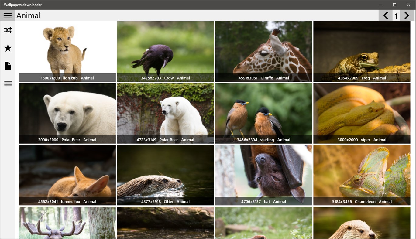 #4. Wallpapers downloader (Windows) 由: Аркадий Кузнецов