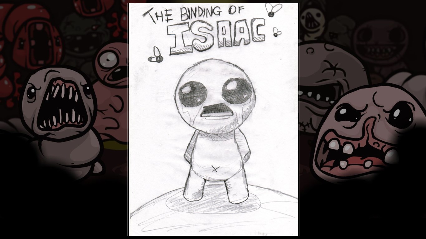 Как нарисовать isaac