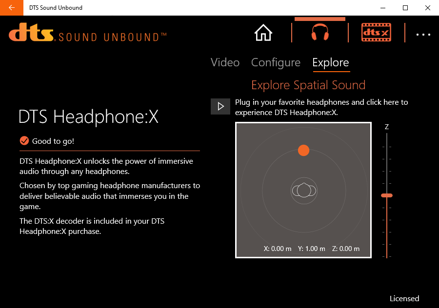 DTS Sound Unbound Microsoft Apps