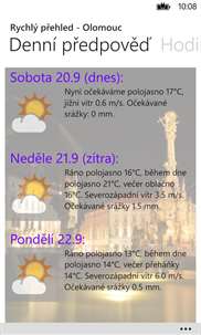 Počasí++ screenshot 6