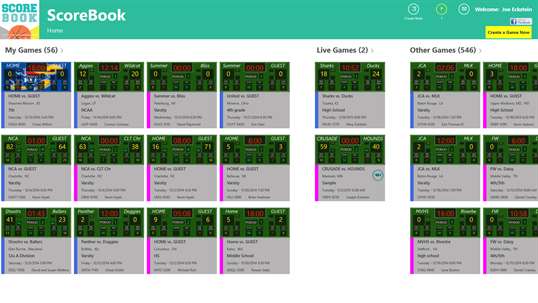 ScoreBook Basketball screenshot 2