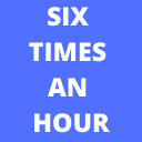 Six Times an Hour Stylish icon
