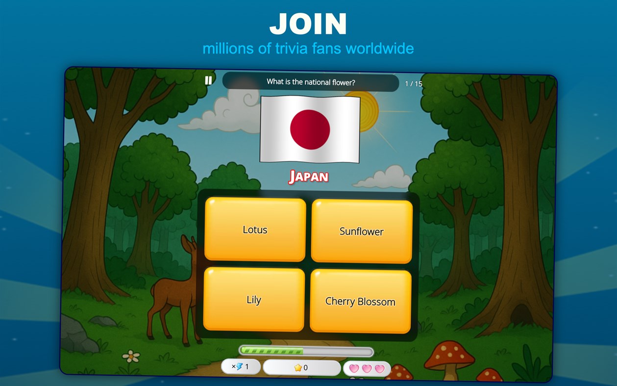 #6. World Geography Trivia Quiz (Windows) By: Supergonk Ltd.