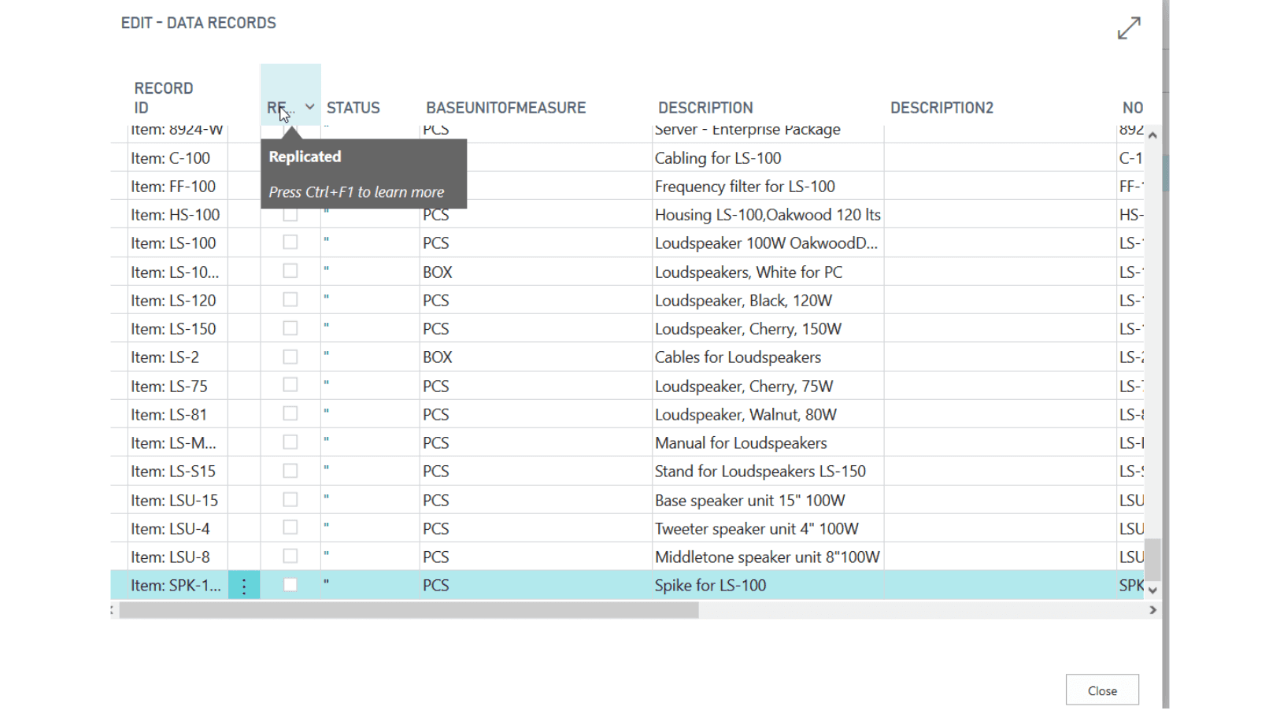Snapshot 6 of Master Data Management System