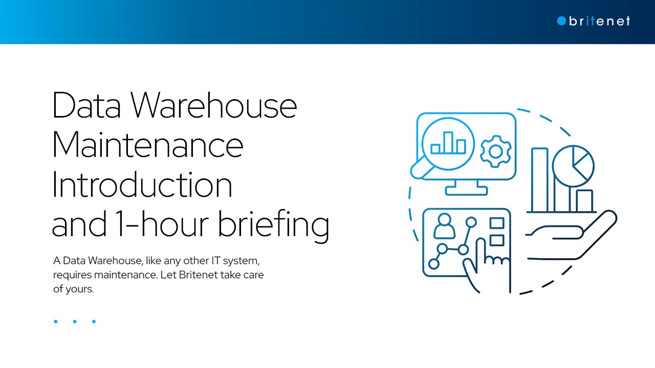 Data Warehouse Maintenance Introduction: 1-hour Briefing — Microsoft Azure  Marketplace