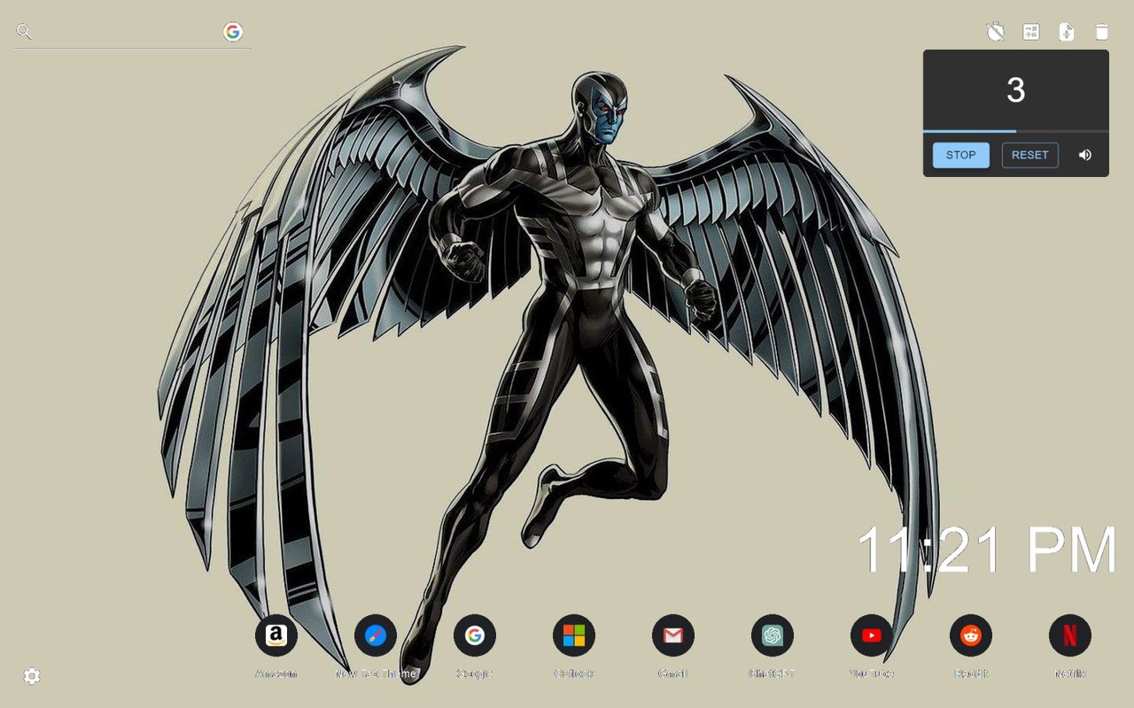 Archangel Marvel Wallpaper New Tab