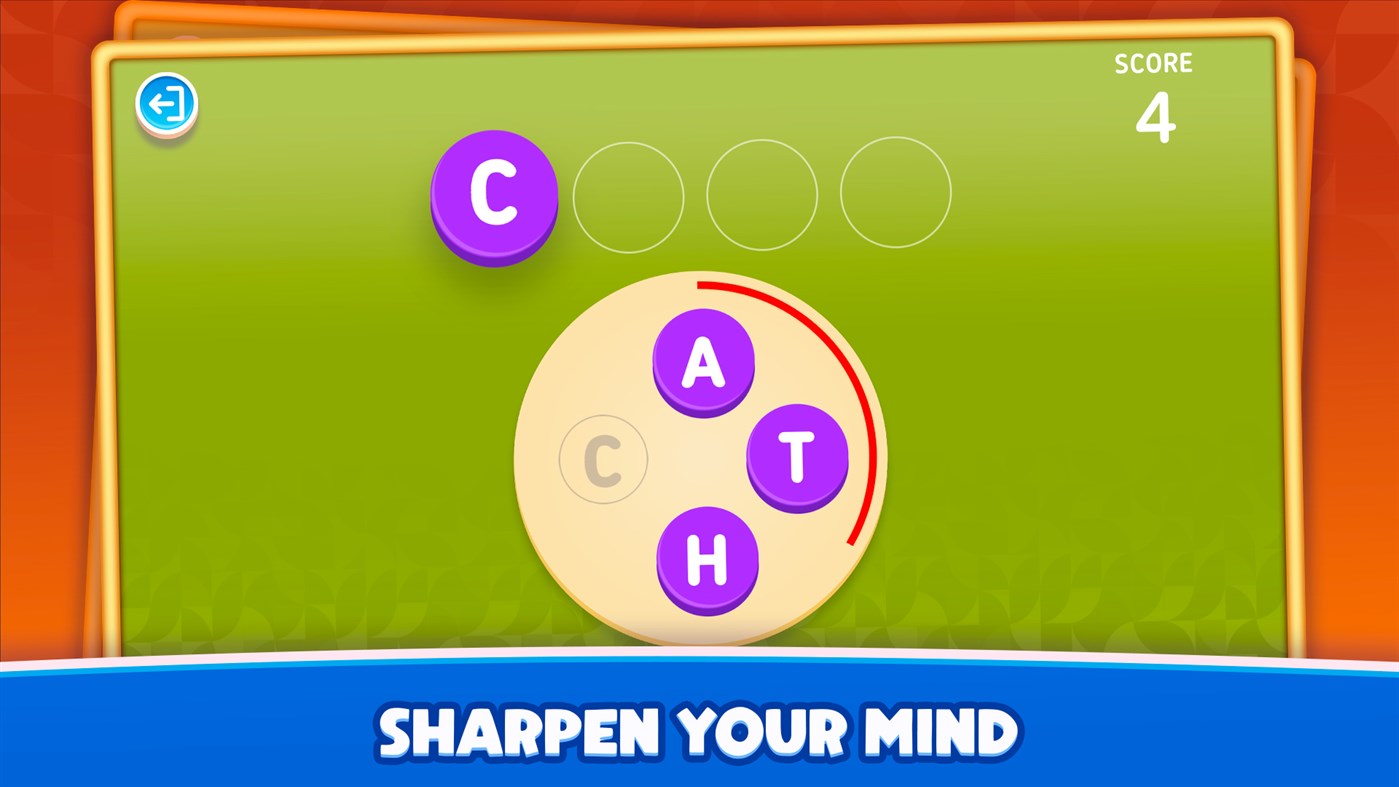 #4. Word Connect: Four Letters (Windows) 由: Card Guru Game Studio
