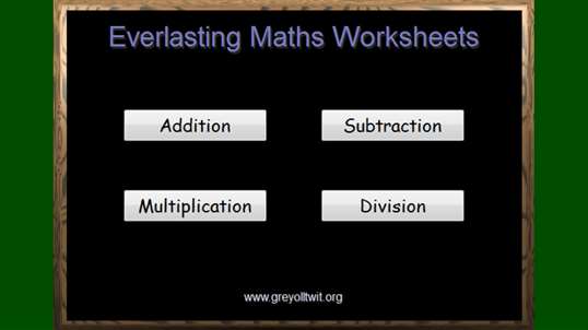 Everlasting Maths Worksheets screenshot 1