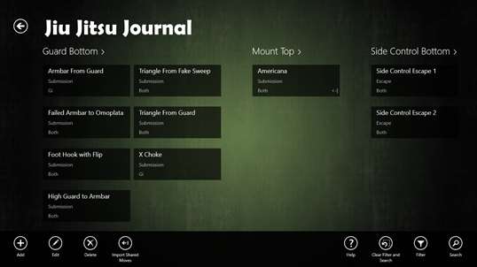 Jiu Jitsu Journal screenshot 3