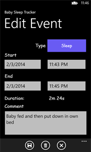 Baby Sleep Tracker screenshot 8