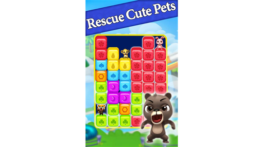 Toy Blast: Zoo Rescue screenshot 1