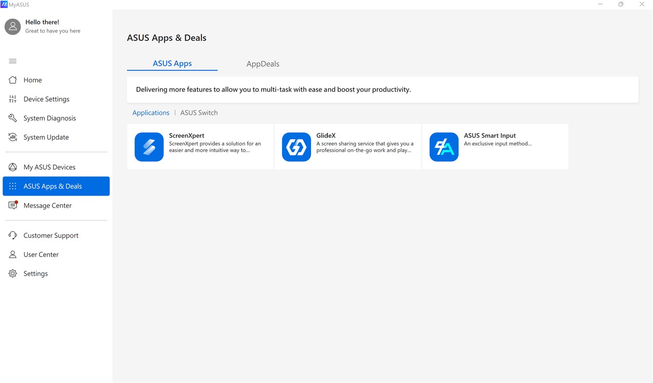 #2. MyASUS (Windows) Ved: ASUSTek
