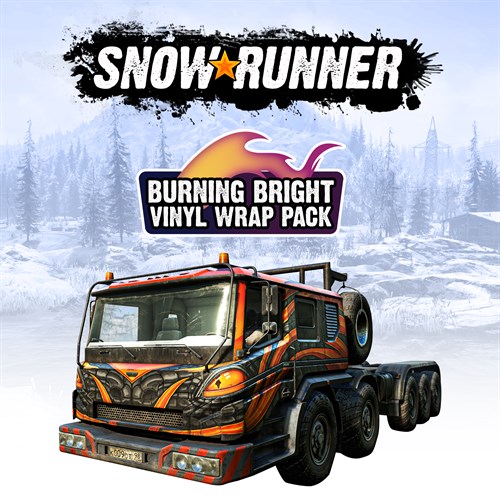 SnowRunner - Burning Bright Vinyl Wrap Pack cover image