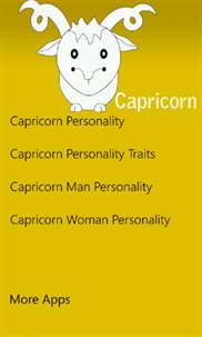 Capricorn Personality screenshot 1