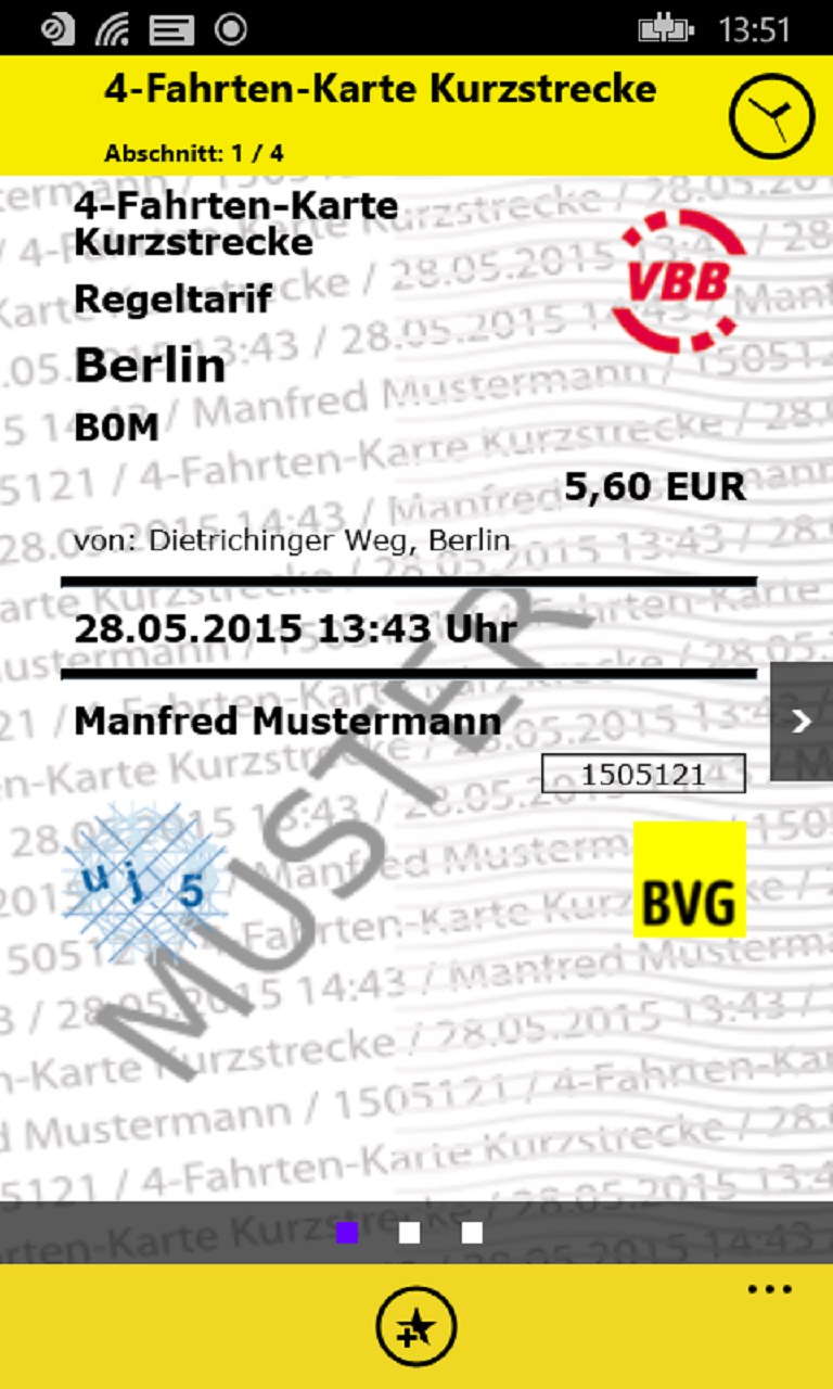 Captura 8 BVG FahrInfo Plus windows