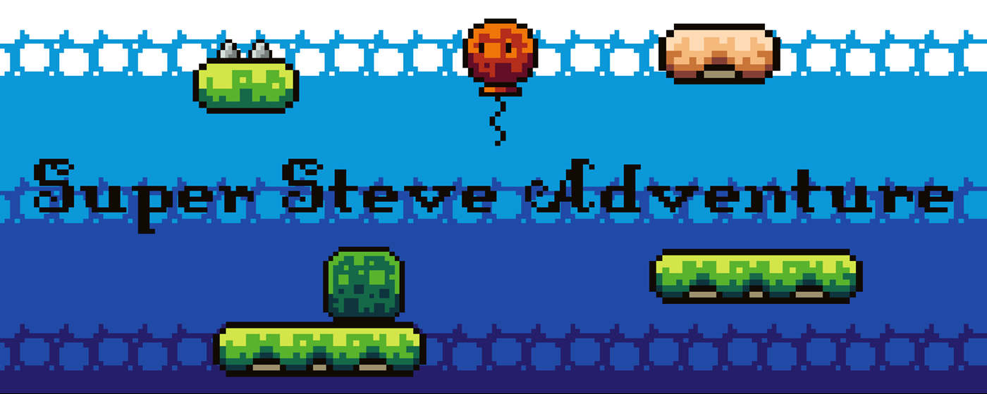 Super Steve Adventure Game marquee promo image