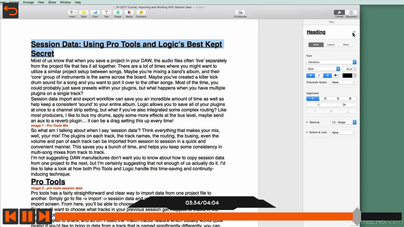 #4. Pages Course By macProVideo 101 (Windows) 由: macProVideo.com