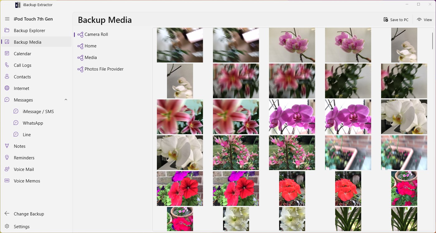 #4. iBackup Extractor (Windows) By: Wide Angle Software Ltd