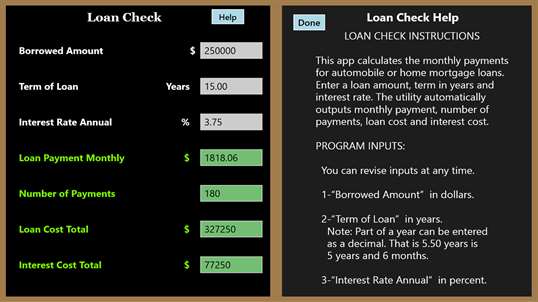 Loan Check screenshot 1