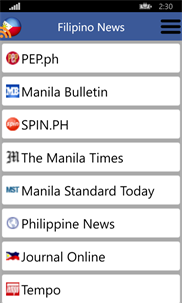 Filipino News screenshot 2