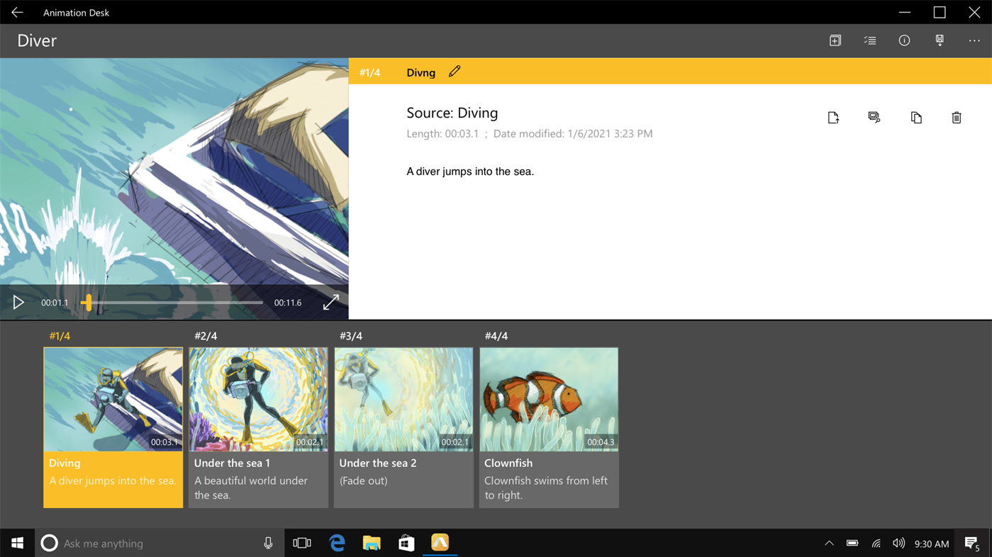 #8. Animation Desk – Draw GIF & Cartoon (Windows) Ved: Kdan Mobile Software Ltd.