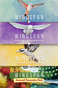 Cover poster for Wingspan + European Expansion + Oceania Expansion + Seasonal Decorative Pack