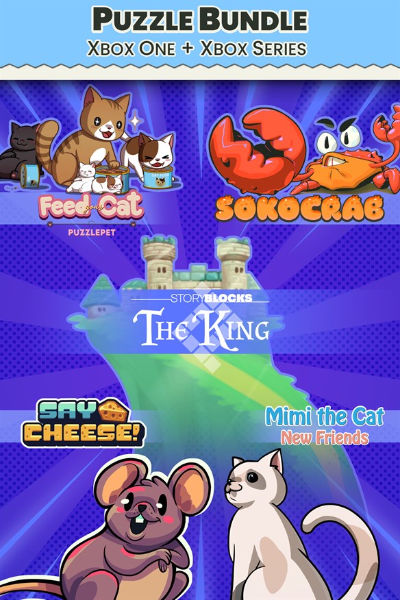 Cats Games + Say Cheese! + Soko Games (BUNDLE) Xbox Series X|S and Xbox One cover art