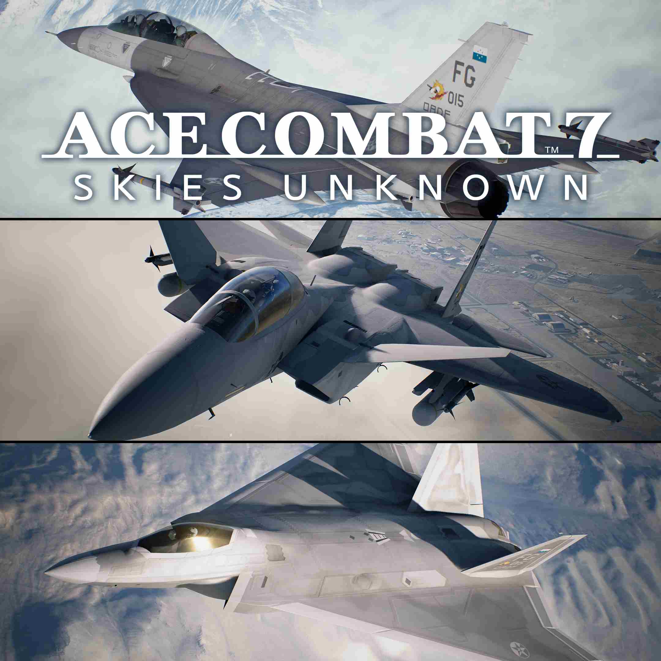 ACE COMBAT™ 7: SKIES UNKNOWN - DLC de 25 Anos - Série de Aeronaves Experimentais - Conjunto