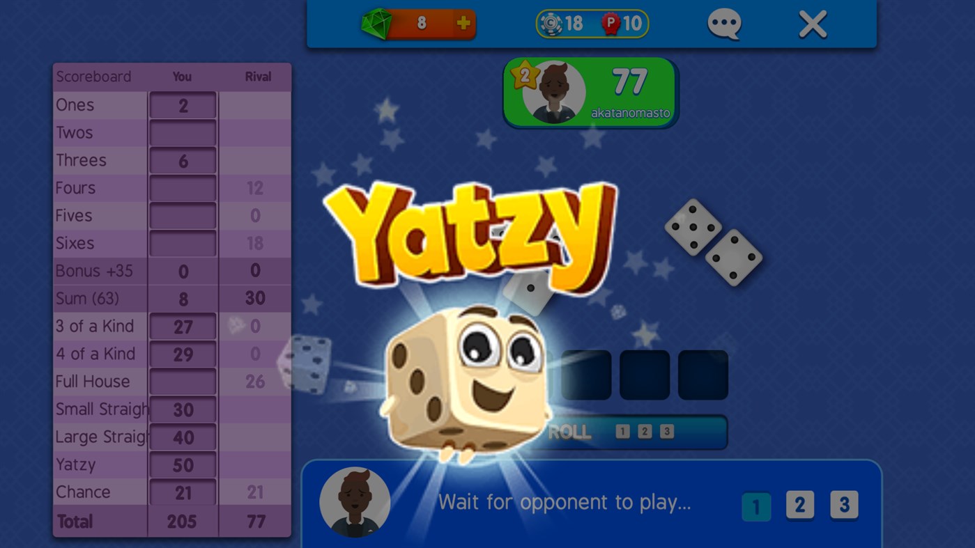 #4. Yatzy Arena (Windows) Von: LazyLand LTD