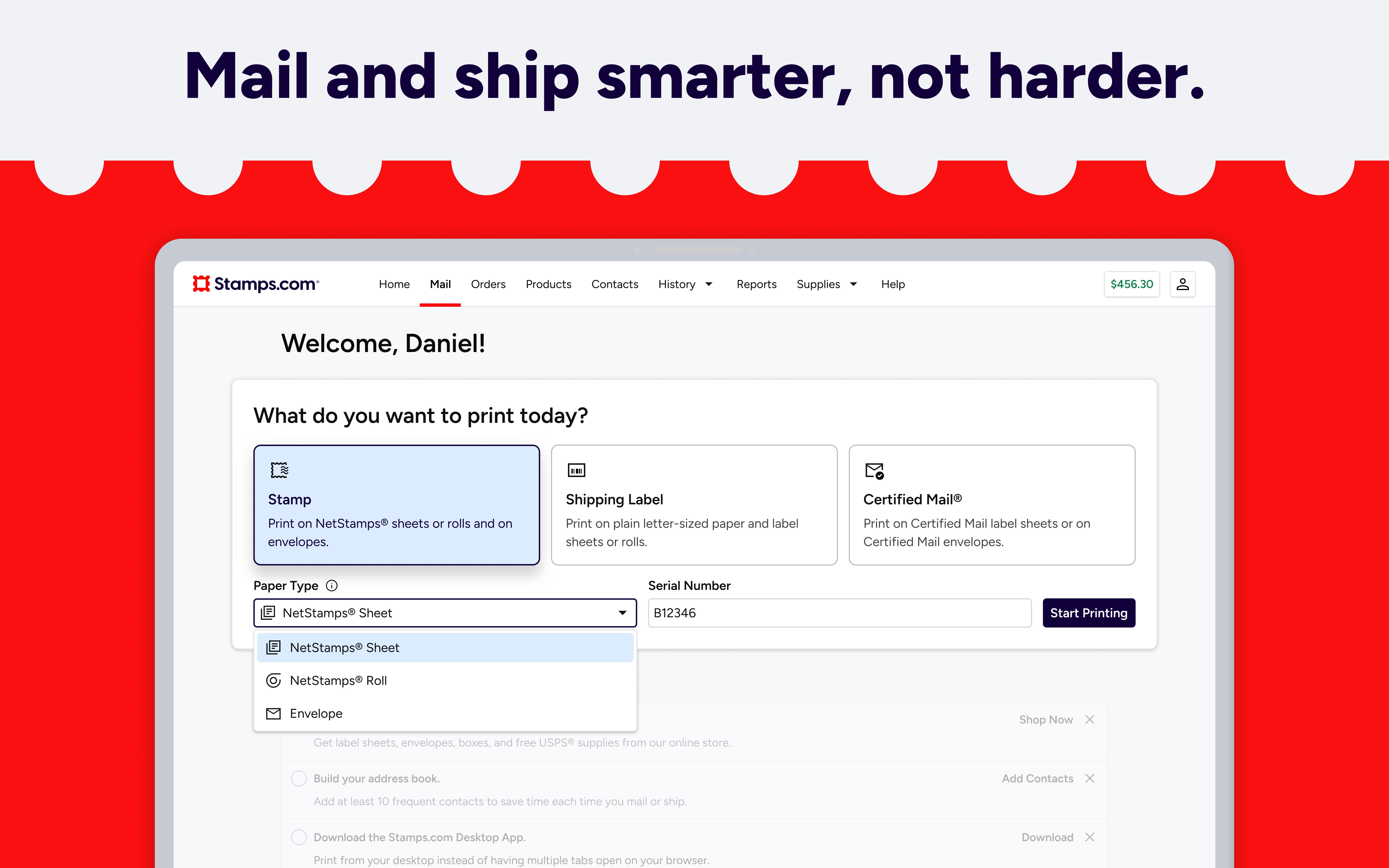 Stamps.com for Desktop screenshot
