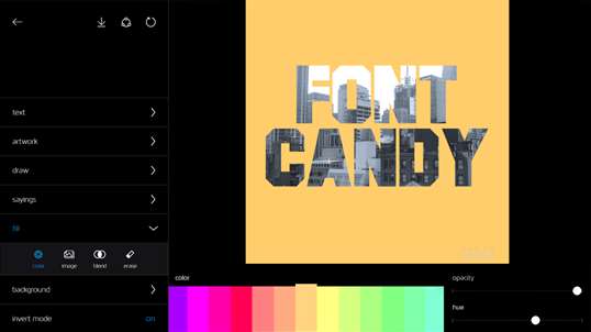 Font Candy Typography Photo Editor PC Download Free
