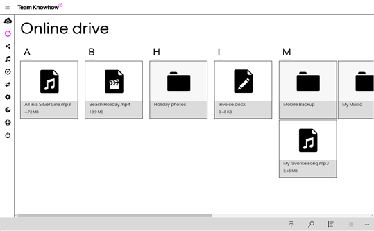 Cloud Storage Online Drive from Team Knowhow screenshot 2