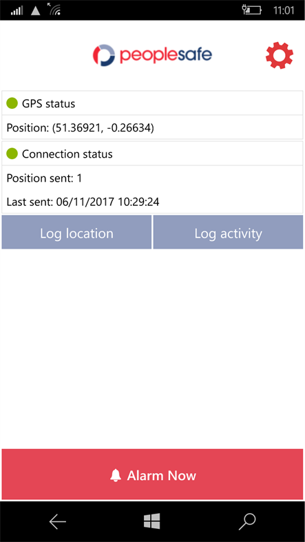 #1. Peoplesafe Lone Worker App (Windows) Bởi: Send For Help Group