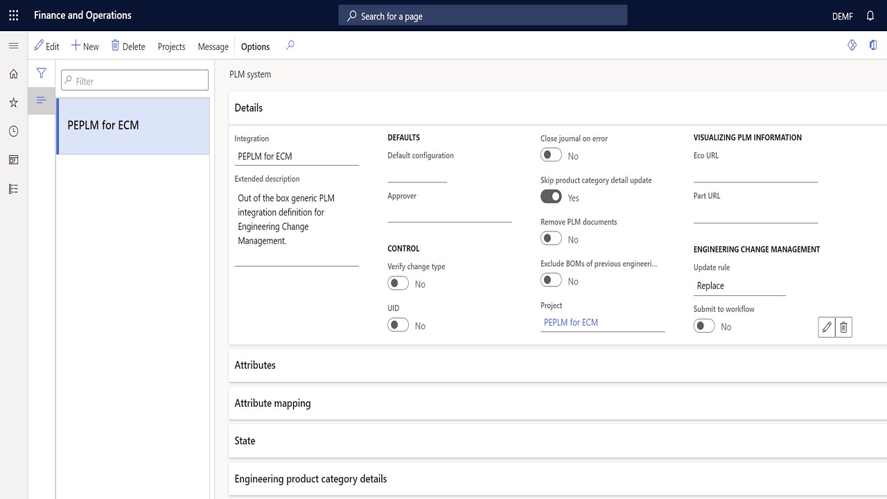 Snapshot 1 of PLM Integration Framework