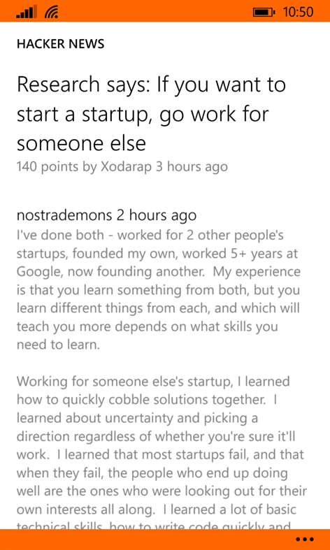 Hacker News Screenshots 2