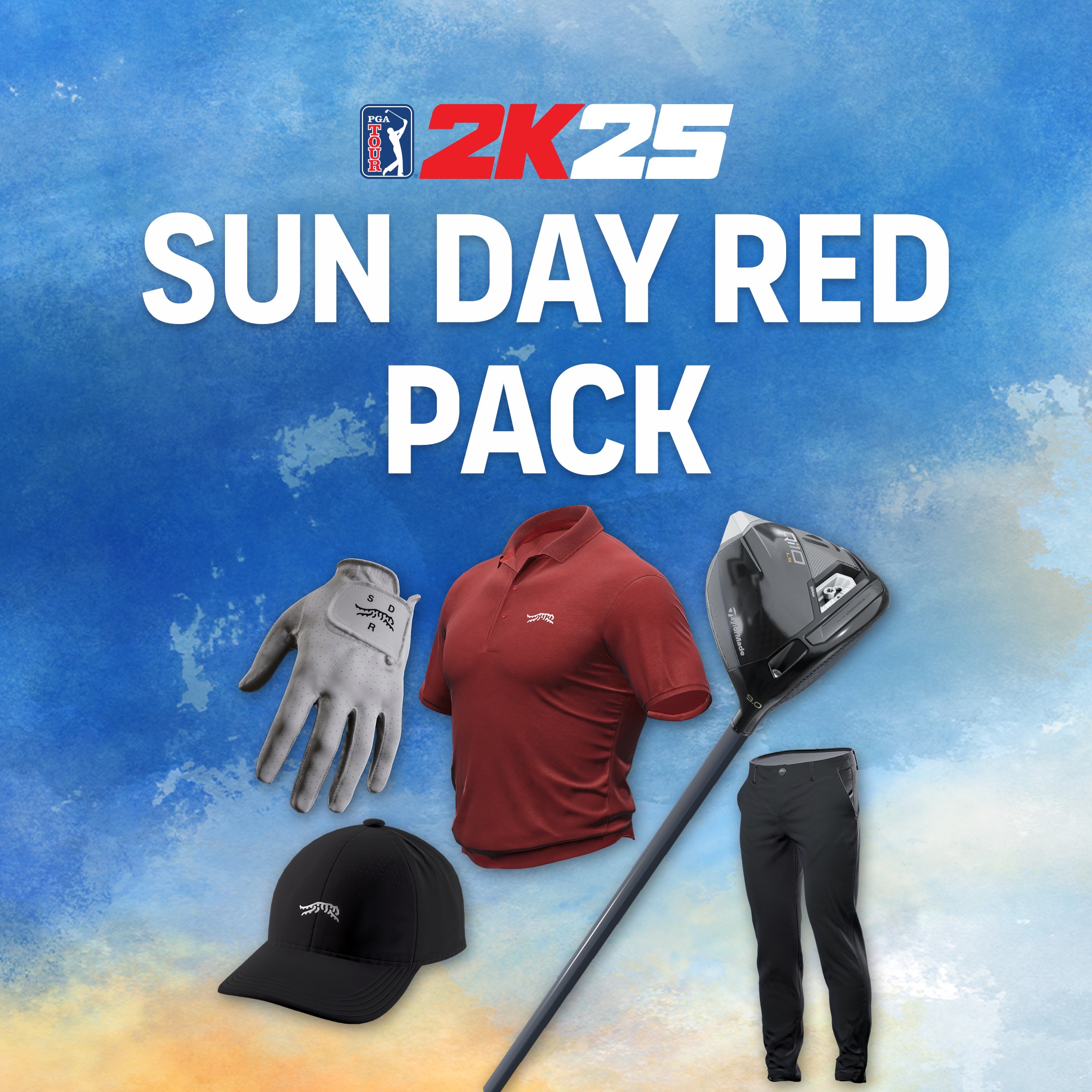 PGA TOUR 2K25 Pacote Sun Day Red