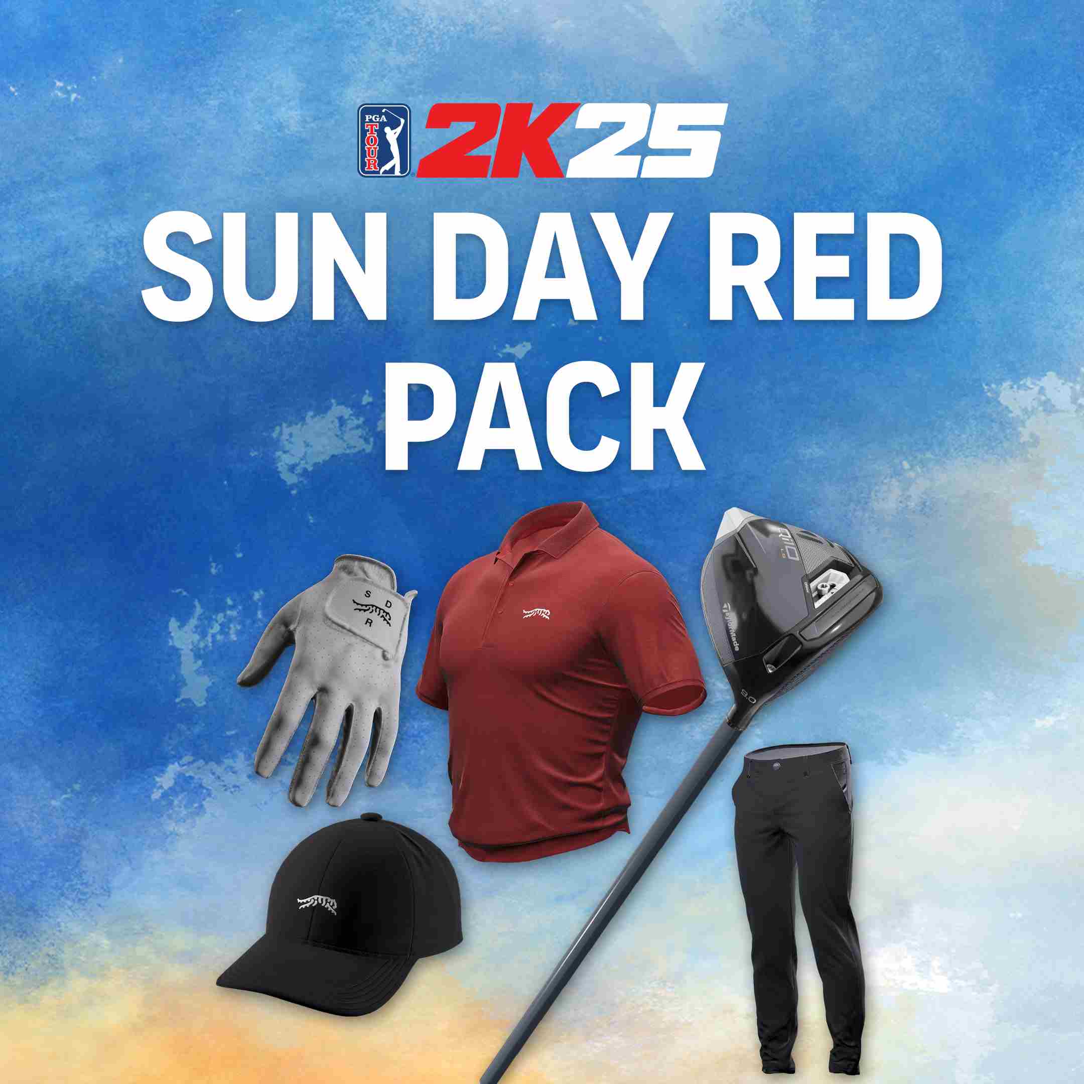PGA TOUR 2K25 Pacote Sun Day Red