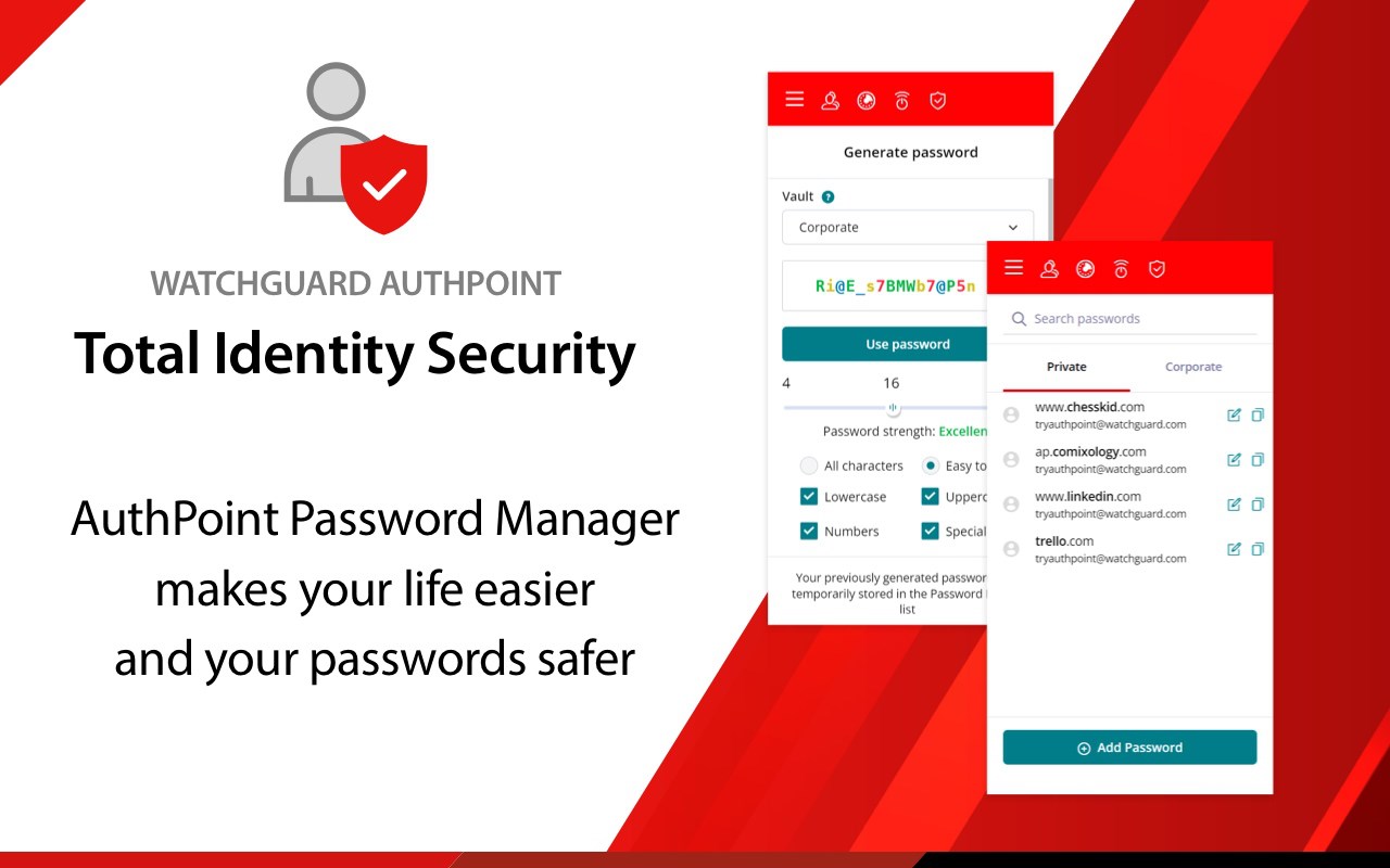 AuthPoint Password Manager