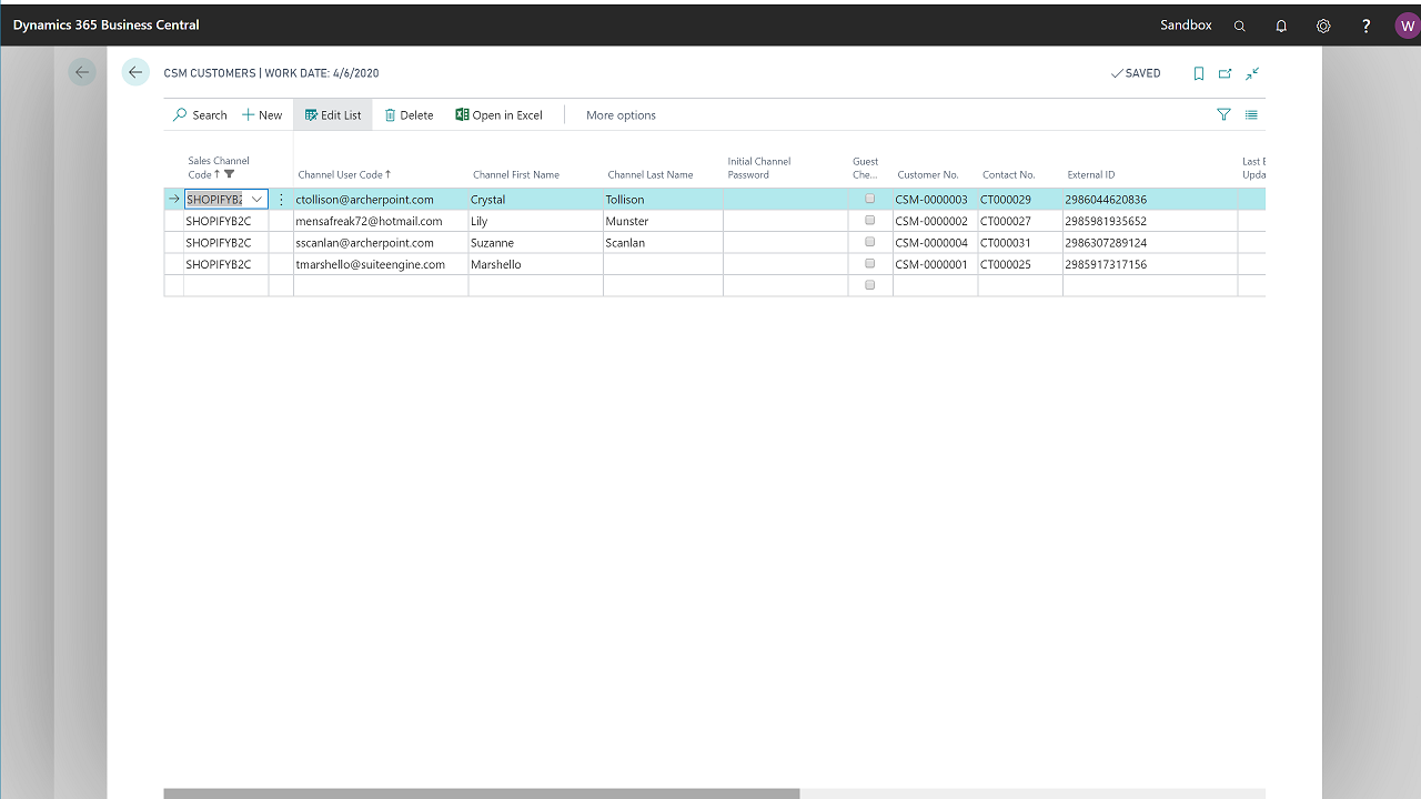 Snapshot 2 of Channel Sales Manager for Shopify