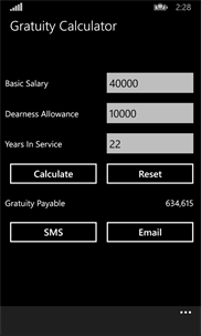 Gratuity Calculator App screenshot 1