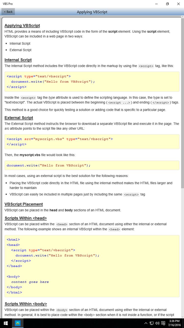 【图】VBS Pro Quick Guide FREE(截图3)