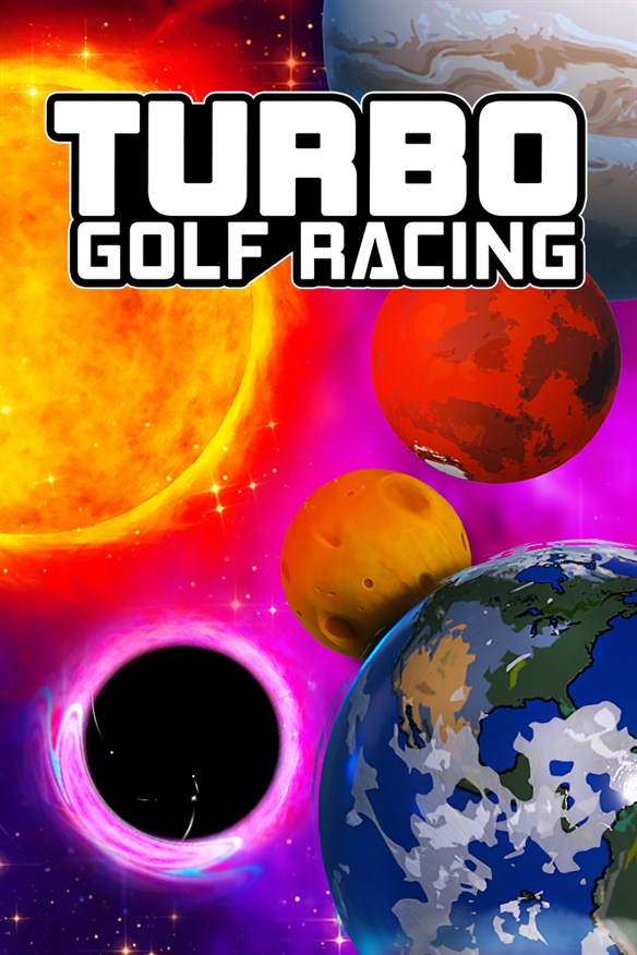 Turbo Golf Racing: Space Explorer's Galactic Ball Set Xbox Series X|S and Xbox One cover art