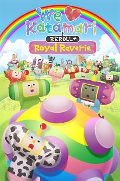 Cover poster for We Love Katamari REROLL+ Royal Reverie