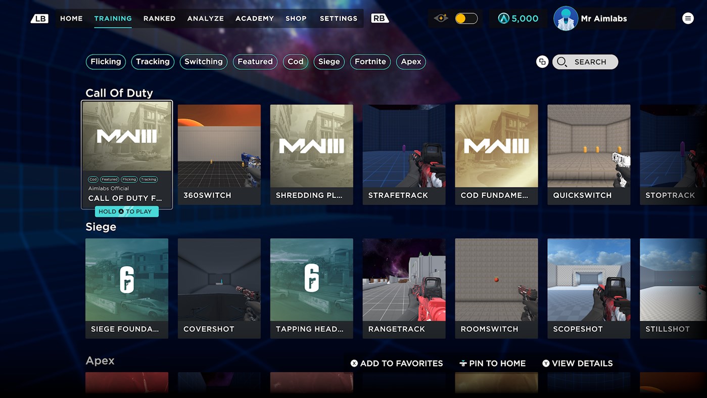 #6. Aimlabs Elite Edition (Xbox) 来自: State Space Labs