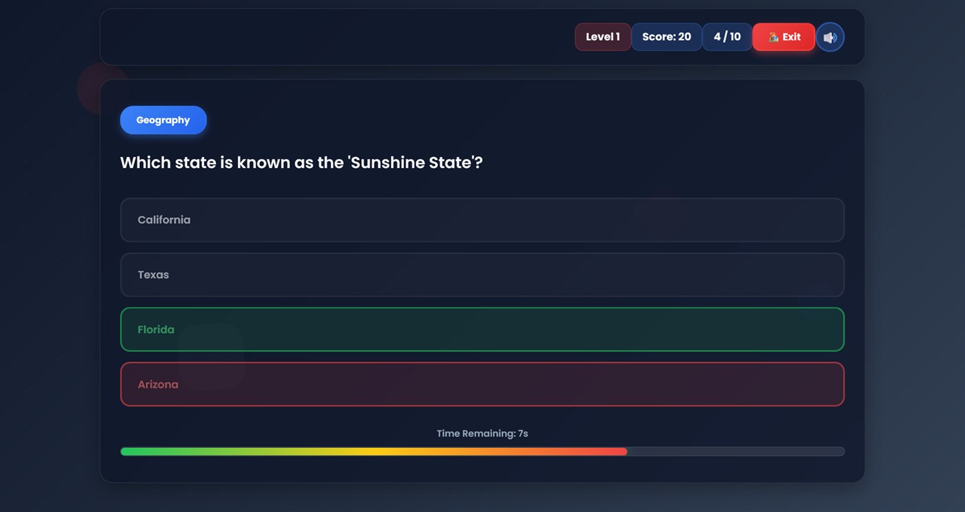 #3. USA Challenge Quiz (Windows) By: Cowcona