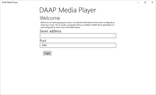 DAAP Media Player screenshot 1