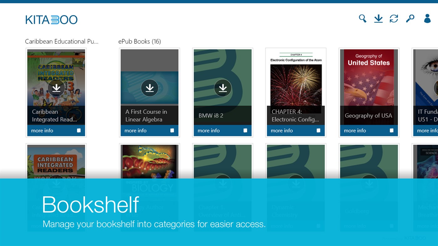#1. Kitaboo eBook Reader (Windows) 来自: Hurix Systems Pvt. Ltd
