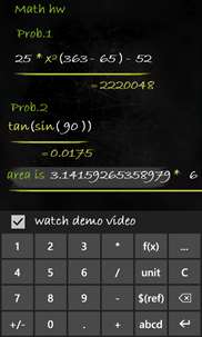 Smartboard Calculator screenshot 1