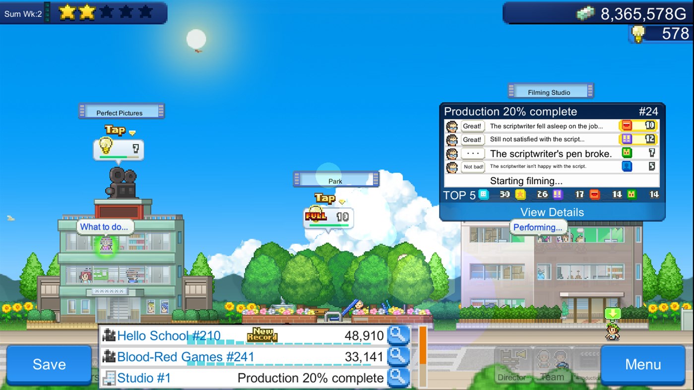 #1. Silver Screen Story (Xbox) 来自: Kairosoft